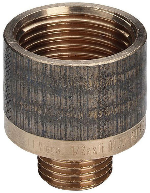 Bronzen reductie 1/2"-3/8"FM Viega