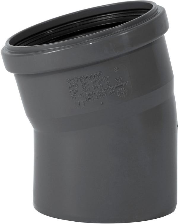 Elleboog 15° Mf 110MM Pp HT-Safe Ostendorf
