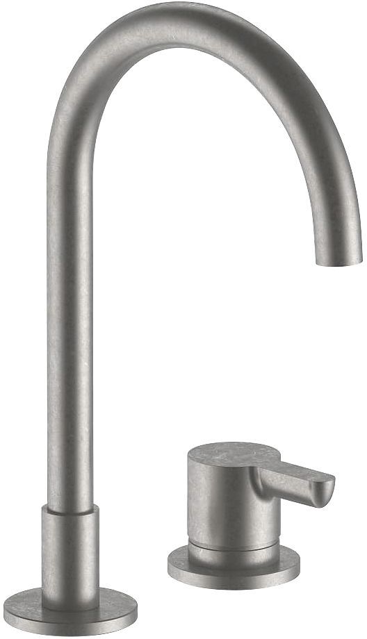 2 Gats mengkraan lavabo icona classic fantini zonder sluiting 160MM raw metal pvd