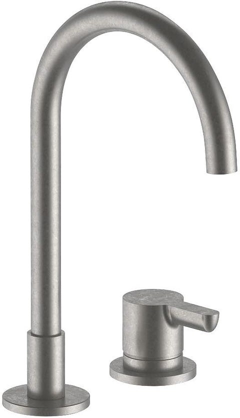 2 Gats mengkraan lavabo icona classic fantini zonder sluiting 160MM raw metal pvd