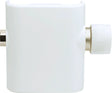 SET VANNE+CACHE THERMIC DROIT BLANC
