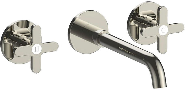 Afwerkset 3GATS mengkraan lavabo icona classic fantini 200MM polished nickel pvd