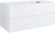 ONDERBOUW 2LADES+TABLET VOOR OPBOUWLAVABO RECHTS TENSO 120CM ZONDER KRAANGAT WIT