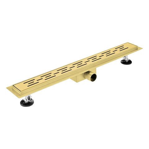 Aloni douchegoot - met rooster - compleet - 60CM - geborsteld Goud, douchegoten — SKU MB-19062-22589, EAN 5404024115248