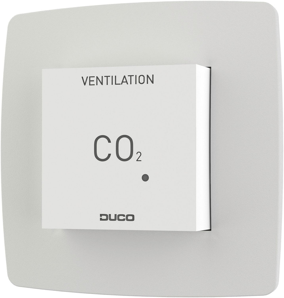 CO2 Ruimtesensor zonder bediening rf/wired Duco wit/wit