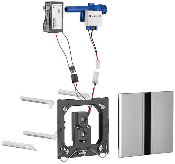 COMMANDE ENCASTREE URINOIR INFRAROUGE SIGMA50 230V CHROME SATINE BROSSE