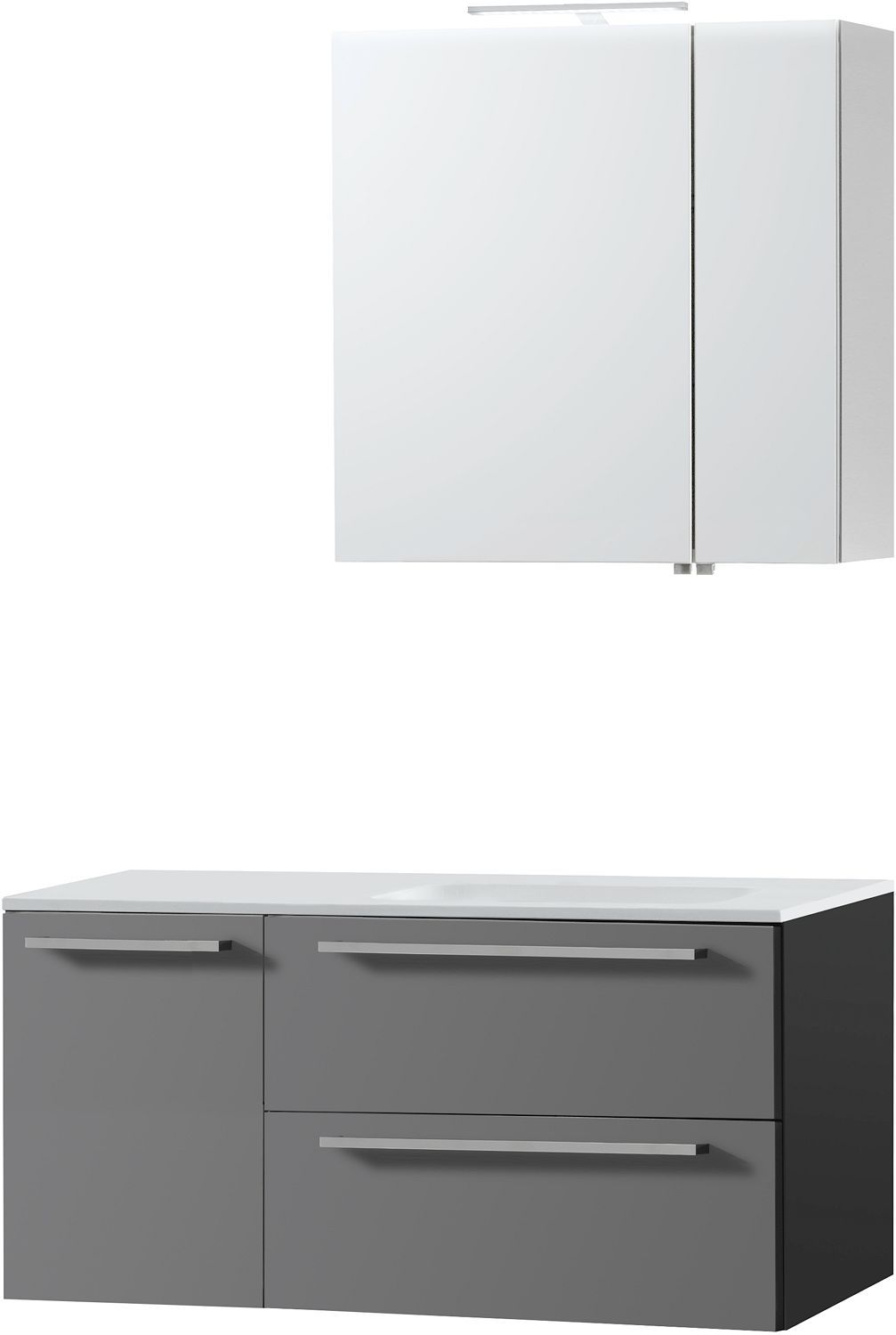 MEUBEL COMBO UNI LEISTEEN 105 RECHTS SOLID SPIEGELKAST 70