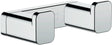 PORTE-MANTEAU DOUBLE ADDSTORIS Q HANSGROHE CHROME