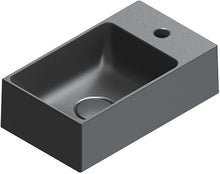 LAVE-MAINS PREMIUM 40 CATALANO CATAGLAZE+ 40X23CM +TROU NOIR MAT