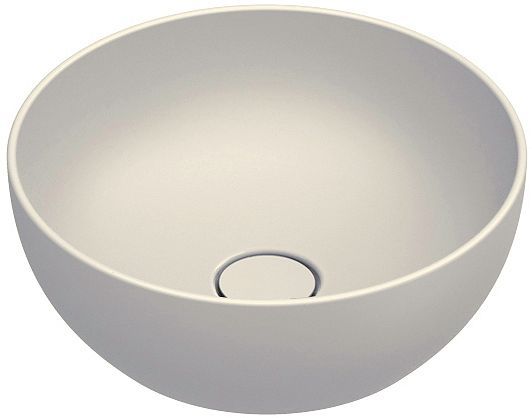 Opbouwlavabo Green catalano cataglaze+ diameter 40 H15 zonder overloop lino satinato