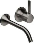AFWERKSET 1GREEP MENGKRAAN LAVABO MUUR VAIA DORNBRACHT SPRONG 190MM DARK PLATINA MAT