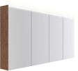 Spiegelkast COFFEE 4 deuren 1600MM 4250K notelaar Decor Smartline