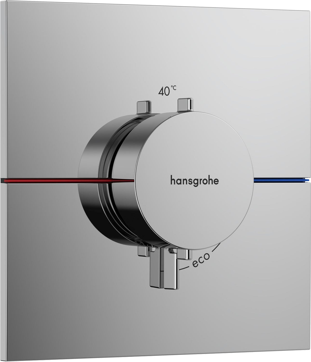 Afwerkset thermostaat Comfort E HG chroom, kranen & mengkranen — SKU DESCO-188183