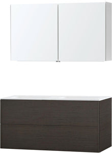Meubel puro duo wenge 120 Solid Molto spiegelkast