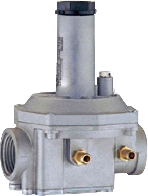 Gasdrukregelaar aardgas 3/4" 10-30MBAR, koppelingen — SKU DESCO-62061