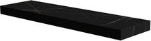 TABLET KERAMISCH MARMER PURO B180 H10 2AFVOERGATEN/KRAANGATEN BAMBOO BLACK