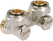 H-BLOK 2-PIJPSCOMBINATIE DANFOSS MUUR 3/4"MF