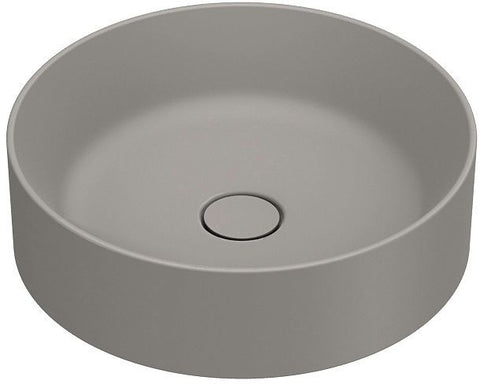 Opbouwlavabo Zero catalano cataglaze+ diameter 45 H13 zonder overloop tortora satinato