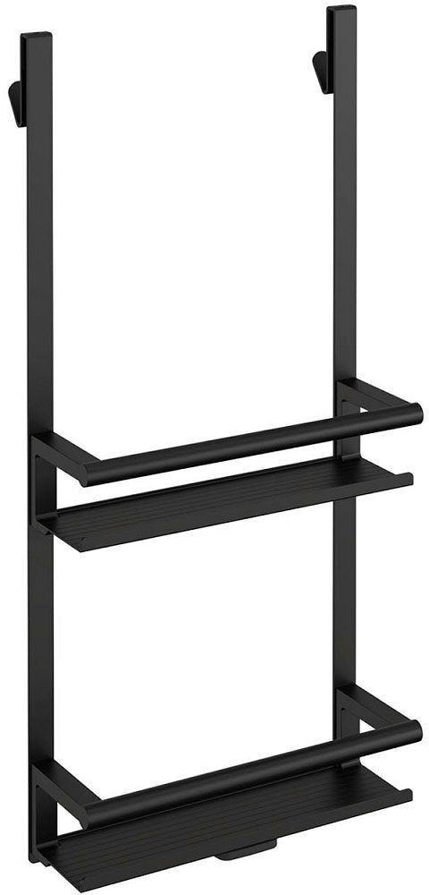 DUBBELE FLES- EN SPONSHOUDER HANGEND ARCHITECT S+ COSMIC MAT ZWART