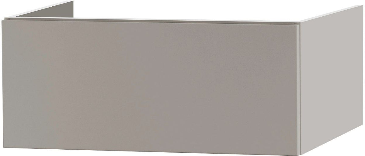 Onderkast puro 1 lade 70CM push satijn grijs, badkamermeubelen — SKU DESCO-180076