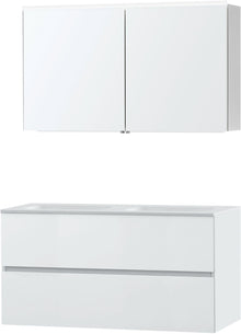 Meubel Molto poederwit 120 Solid spiegelkast