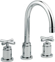 MELANGEUR 3 TROUS LAVABO QUATTRO VIDAGE AUTOMATIQUE CHROME
