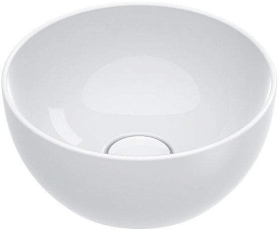 Opbouwlavabo sfera catalano cataglaze+ diameter 32 H14 zonder overloop wit