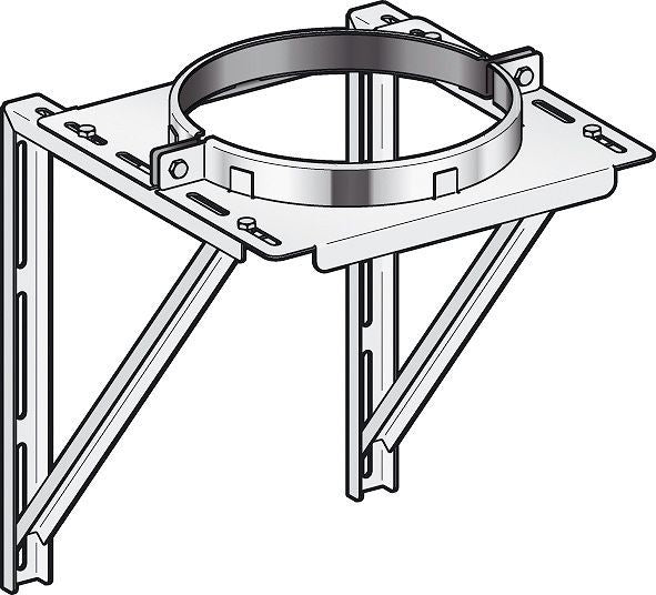 Galva muursteun codensor POUJOULAT 5-20CM 130MM