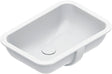 Onderbouw lavabo italy catalano cataglaze+ 55X38CM zonder kraanvlak +overloop wit