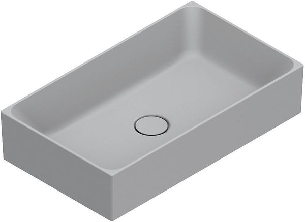Opbouwlavabo Premium catalano cataglaze+ 60X35 H13 zonder overloop cemento satinato
