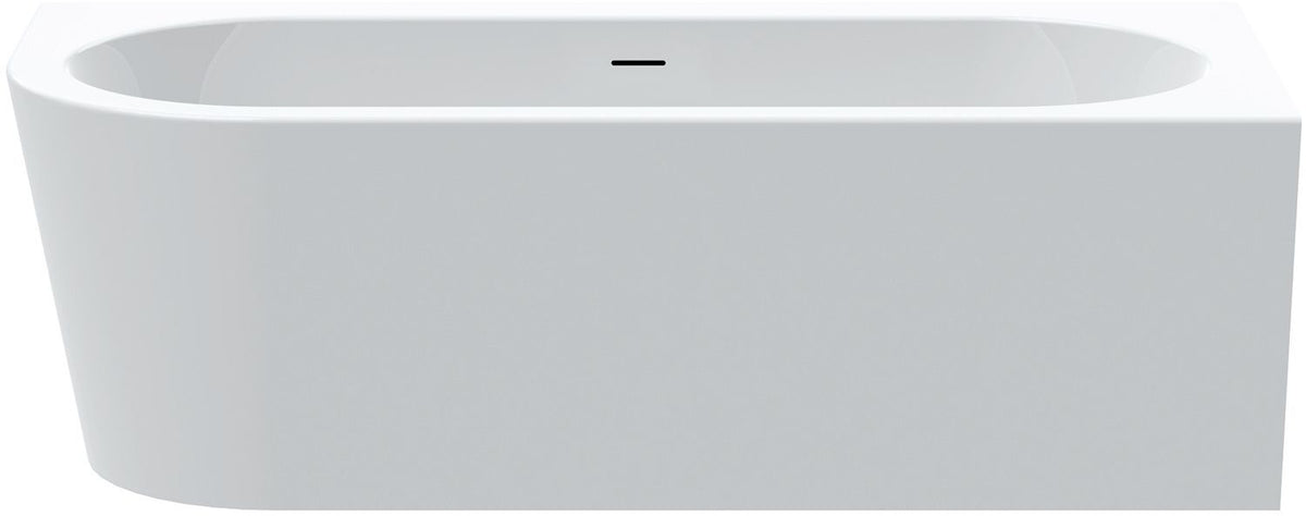 BAD POOL CORNER RECHTS ACRYL 180-80 BLANC+ SLUITING WIT