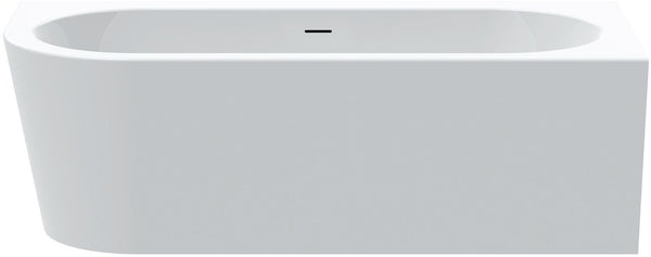 BAD POOL CORNER RECHTS ACRYL 180-80 BLANC+ SLUITING WIT