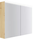Spiegelkast COFFEE 2 deuren 1000MM 4250K eiken Decor urban