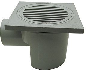 PVC klokput +deksel 10-10CM-40MM zijuitloop