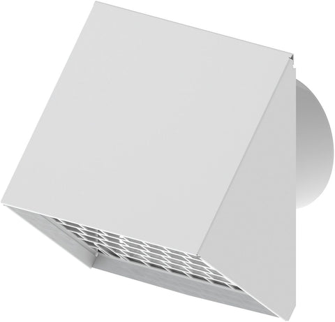Muurdoorvoer d-ventilatie 125MM wit