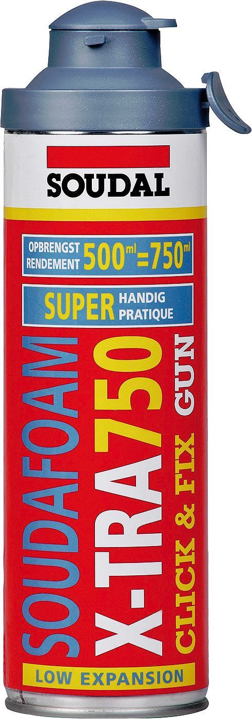 MOUSSE PU POUR PISTOLET SOUDAFOAM X-TRA 750 500ML