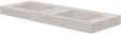 Tablet Keramisch MARMER puro dubbele lavabo S B140 H10 zonder kraangat travertin new