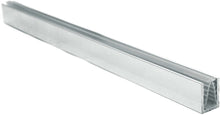 PROFILé U AVEC JOINT POUR VERRE 8MM CHROME