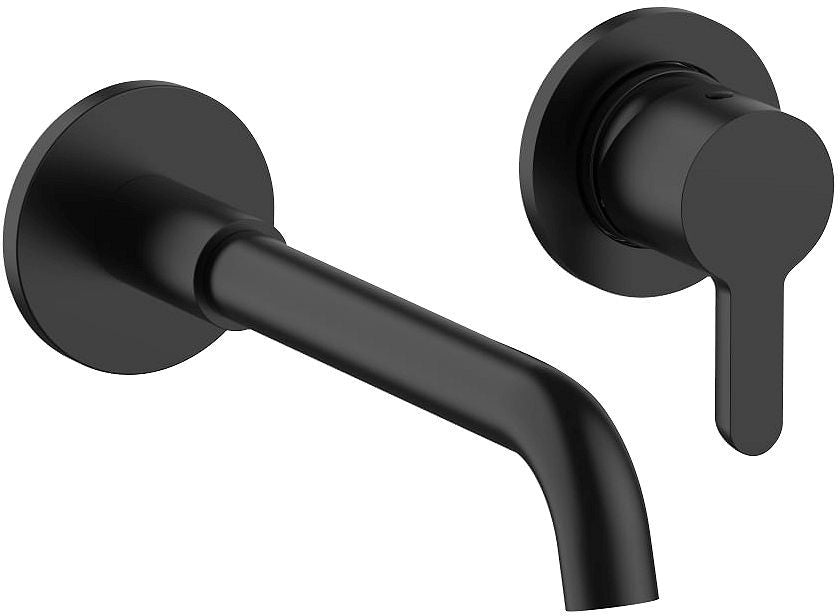 AFWERKSET 1 GREEP MENKGRAAN LAVABO ICONA CLASSIC FANTINI 200MM MAT ZWART