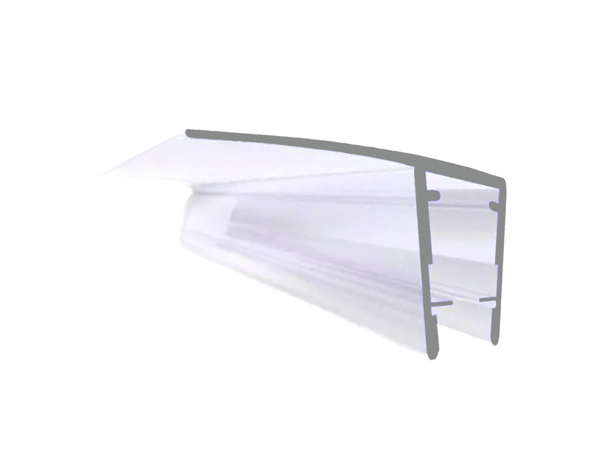 Lafiness douchestrip met haakse sluiting 200cm/8-10 mm transparant