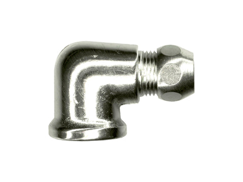 Saninstal Kniekoppeling F 3/8" 10mm chroom