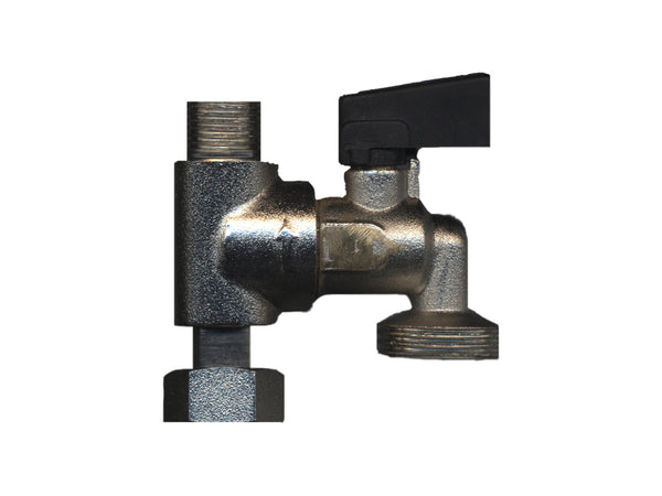 Saninstal Robinet à bille 1/4" tour 3/8" MF laiton