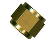 Saninstal mof FF 3/8" messing