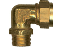 Saninstal Knie knelkoppeling M 3/8" x 12mm messing