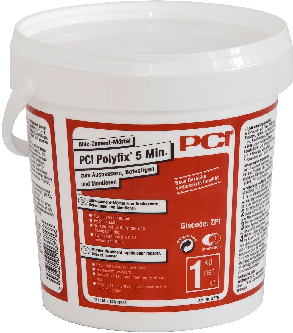 Snelcement pci polyfix 5MIN pot 15KG