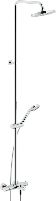 Douchezuil + badthermostaat nordica 2.0 nobili 20CM chroom 14L/MIN