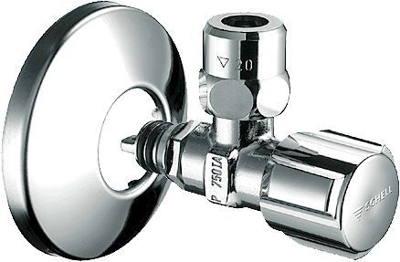 HAAKS AFSLUITKR.QUICK SCHELL +ROZET  54MM CHROOM