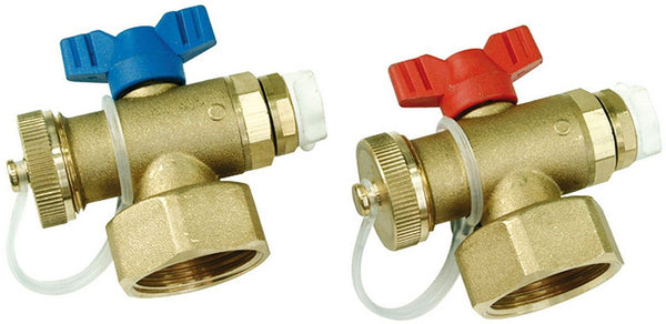 Eindstuk 4/4"F+MOER+VULAFTAPKRAAN 3/8"SET=2STUKS