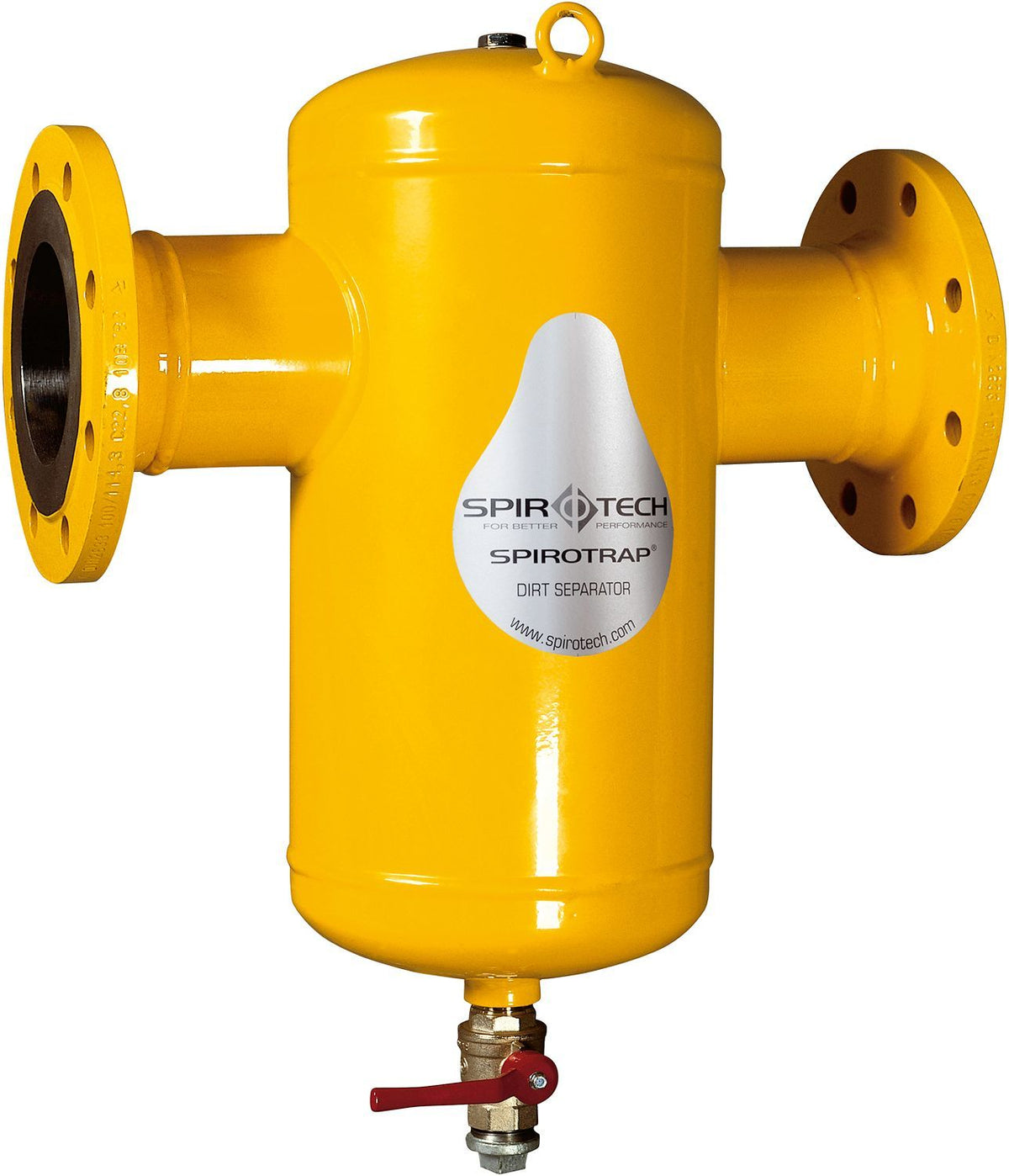 Vuilafscheider spirotrap DN080 flensaansluiting