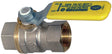 Bolkraan +hendel vloeibaar gas 1/2"F